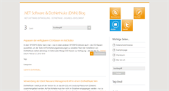 Desktop Screenshot of dotnetnukeblog.de